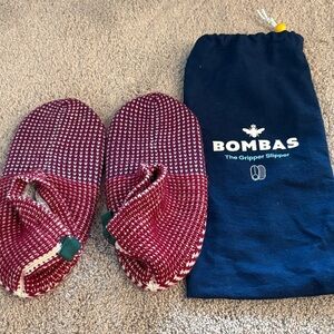 Bombas Women’s Gripper Slippers, Color Cabernet, Size Medium (9-11.5)